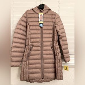 Jacket. Looks more muave in person